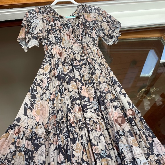 Spell & The Gypsy Amethyst Maxi Dress XXS-in shade Nightshade EEUC - Picture 6 of 15